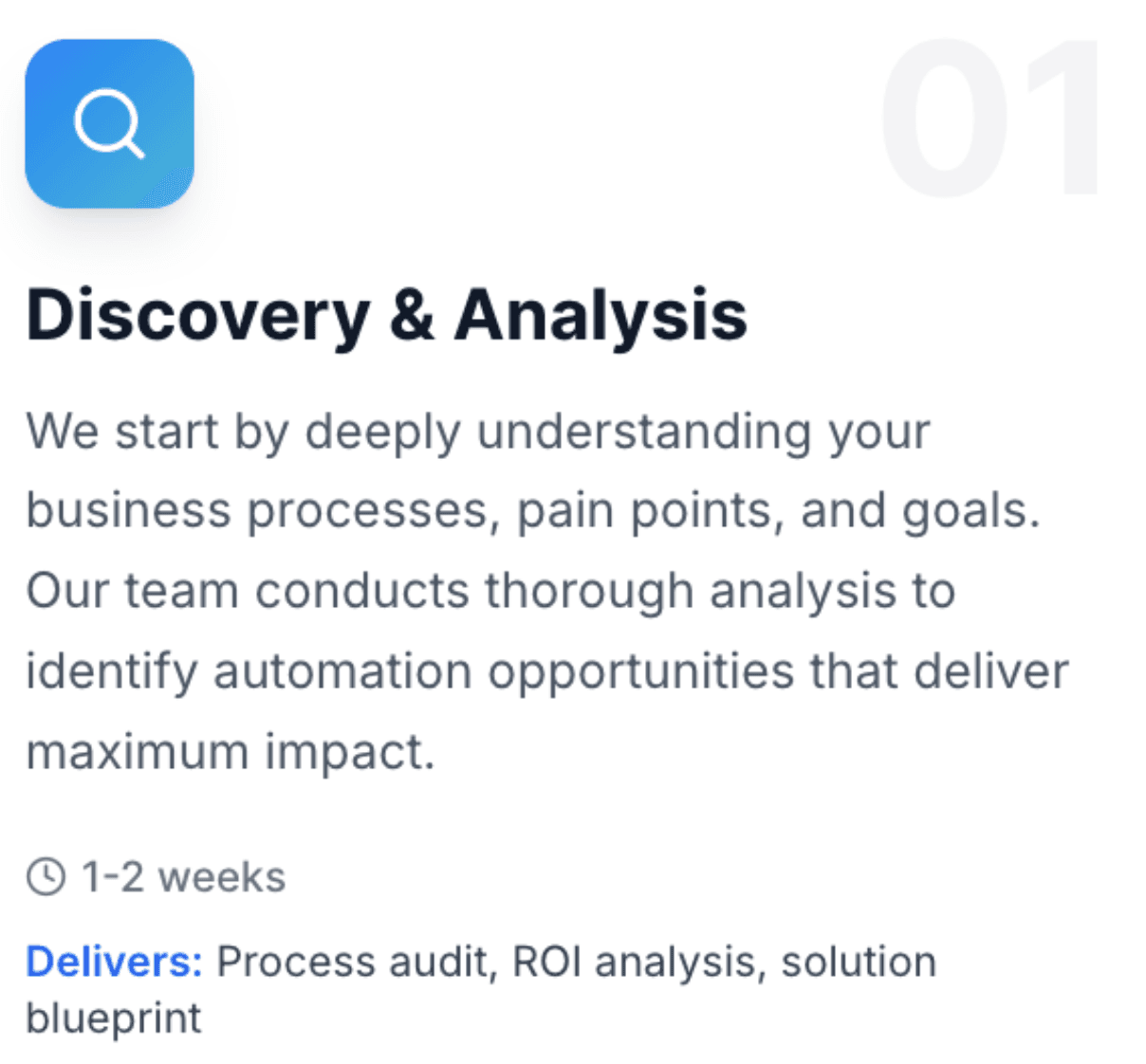 Identify Automation Opportunities