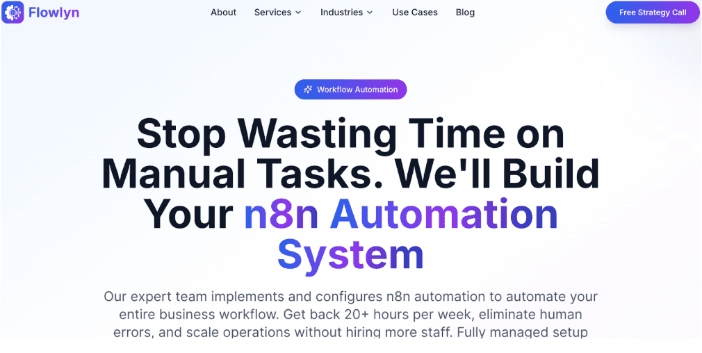 Flowlyn n8n Automation Agency Germany