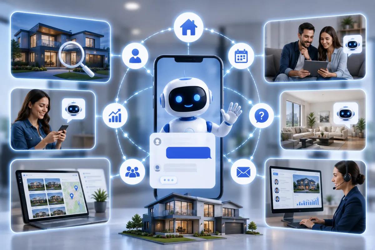 Real Estate Chatbot - Benefits & Use Cases [Examples]