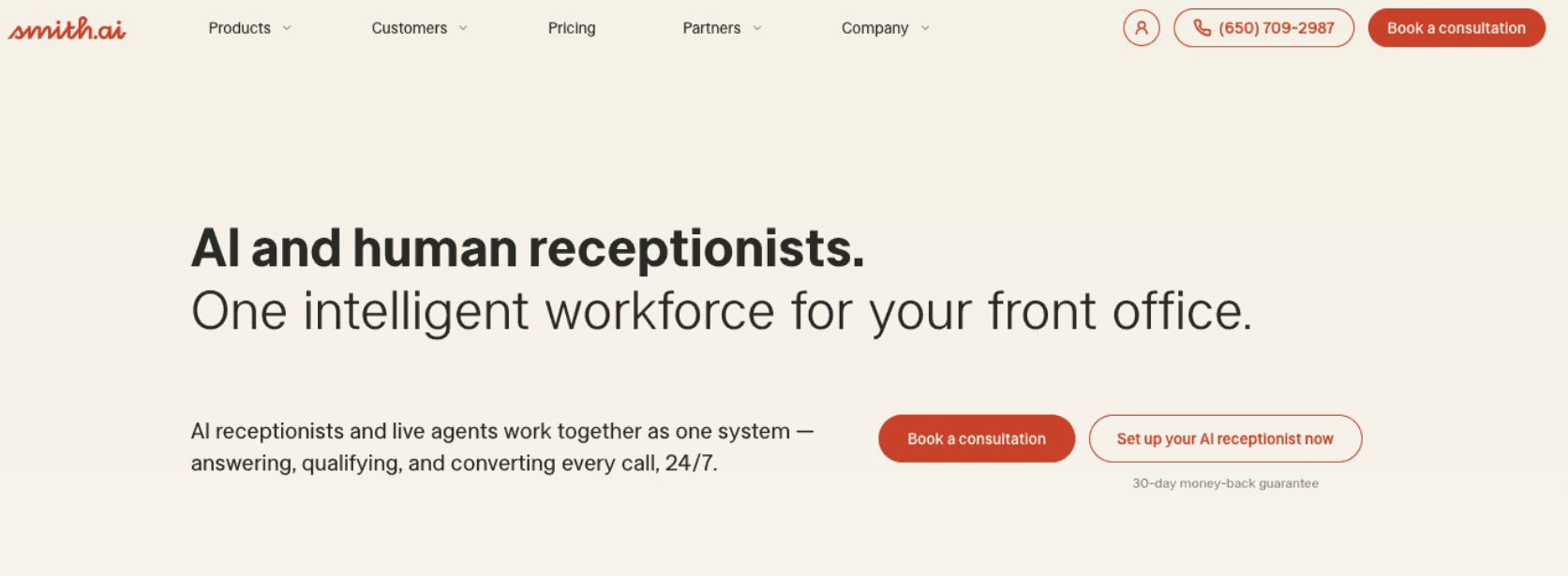 Smith.ai Hybrid Service