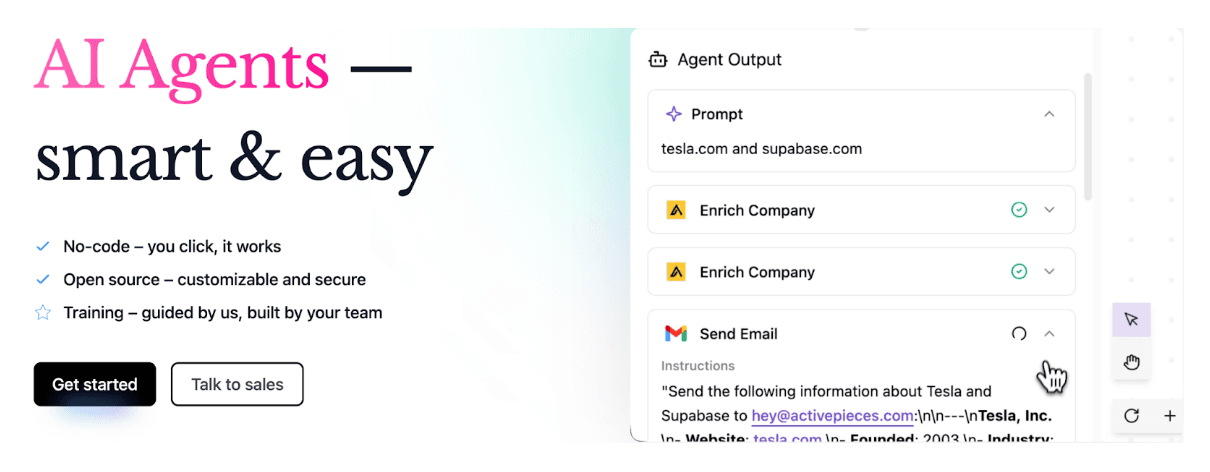 Activepieces Homepage
