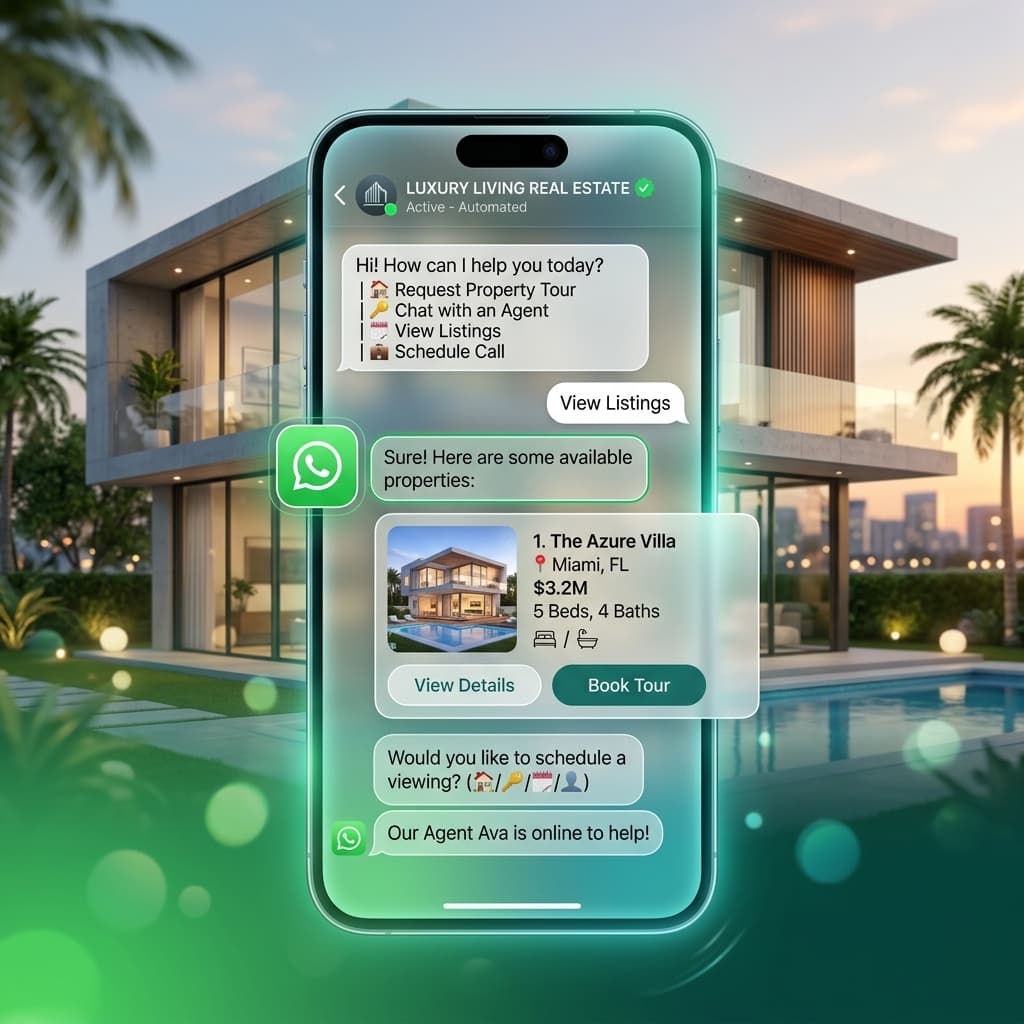 Real Estate WhatsApp Automation Use Cases