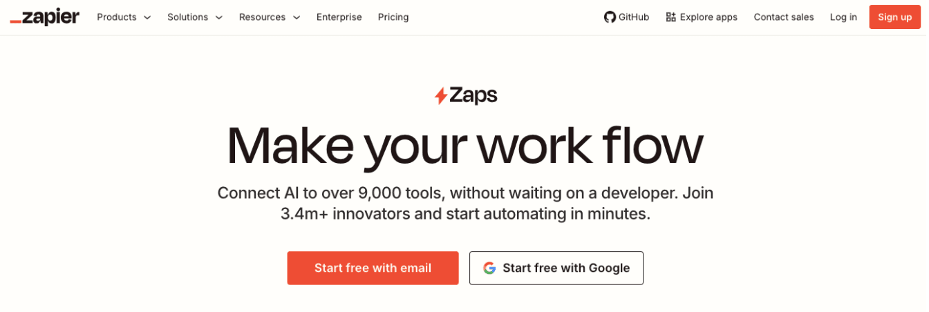 Zapier (Multi-App Link and Trigger)