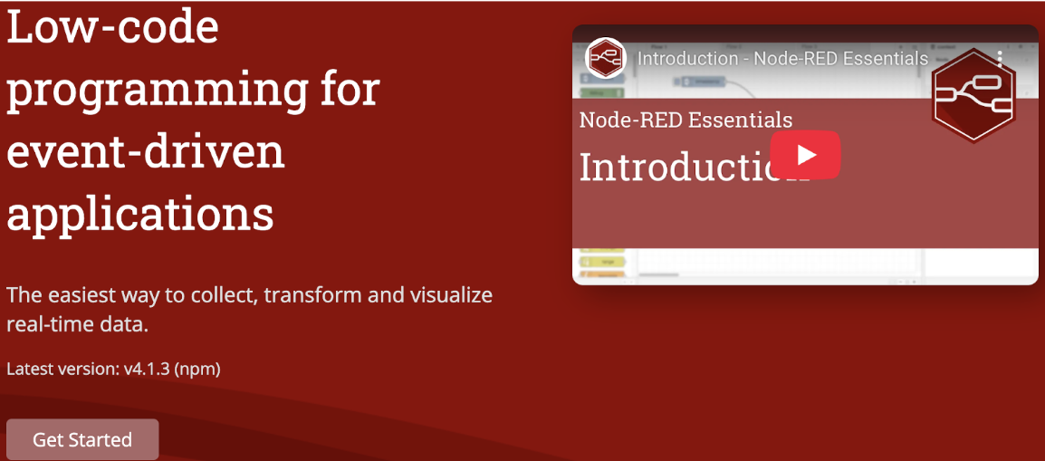 Node-RED Homepage
