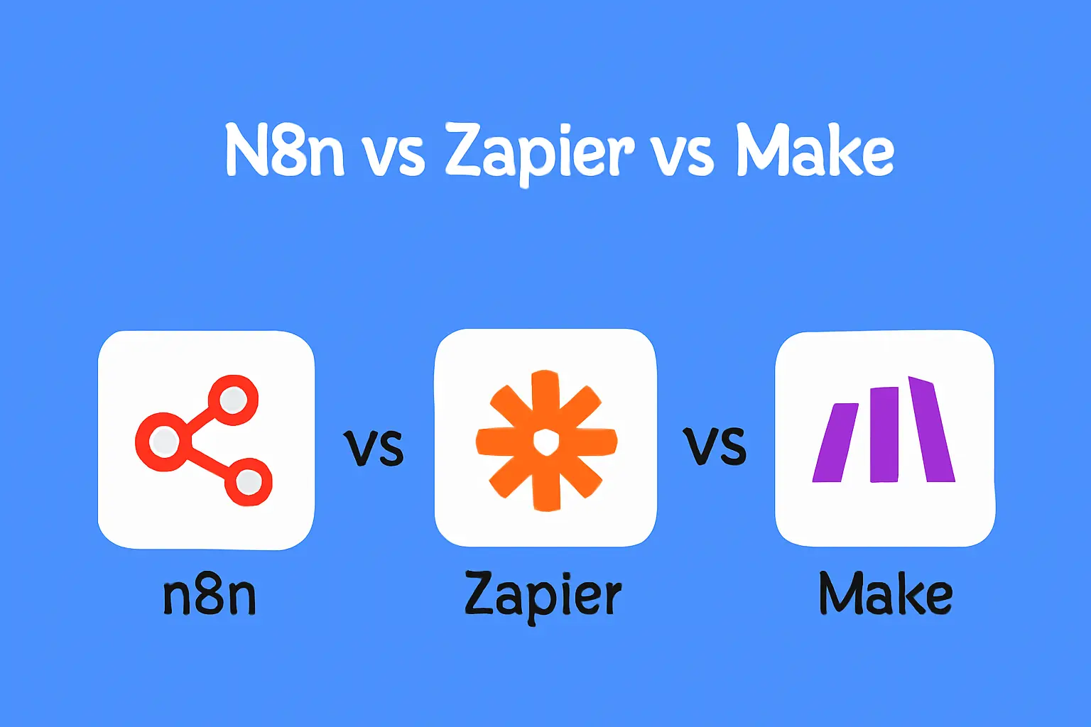 Make vs. Zapier vs. n8n: The Ultimate Comparison