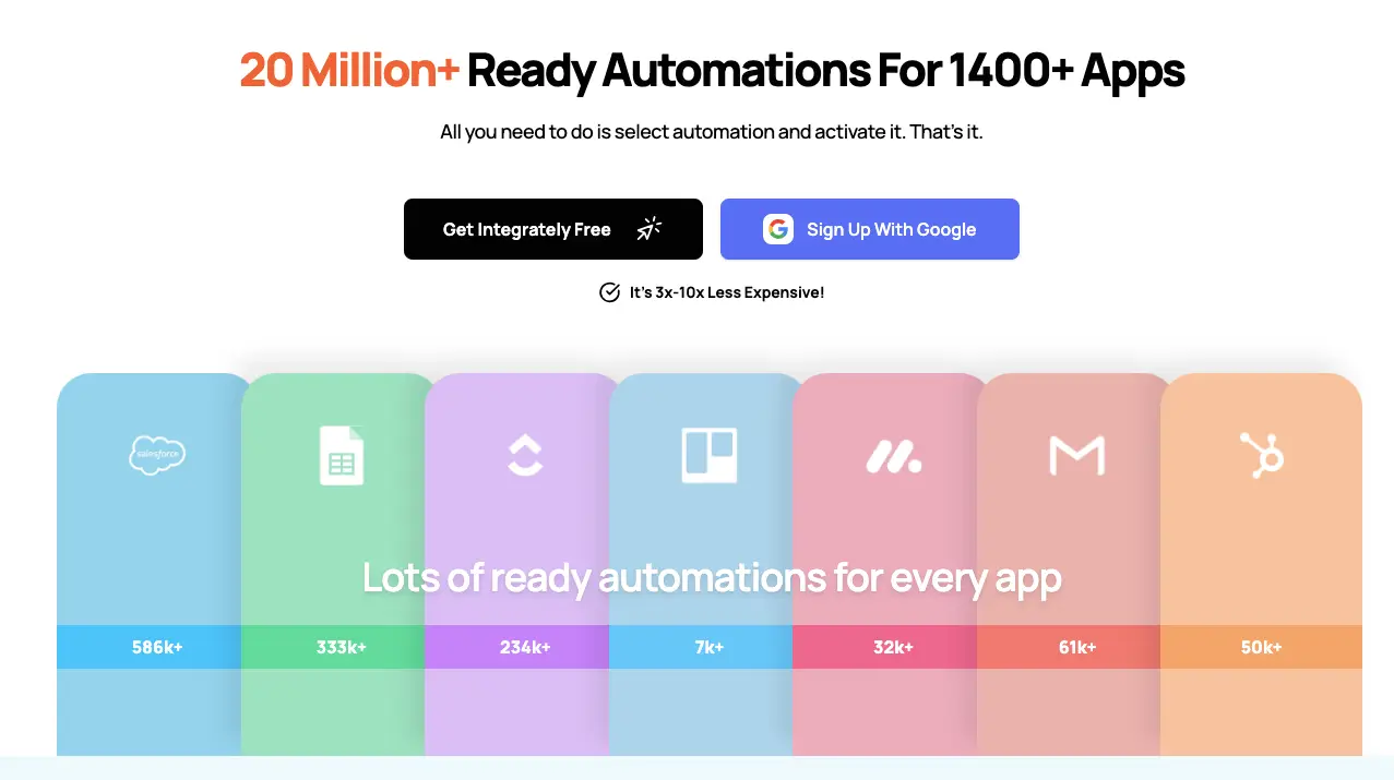 “screenshot of Workato homepage”